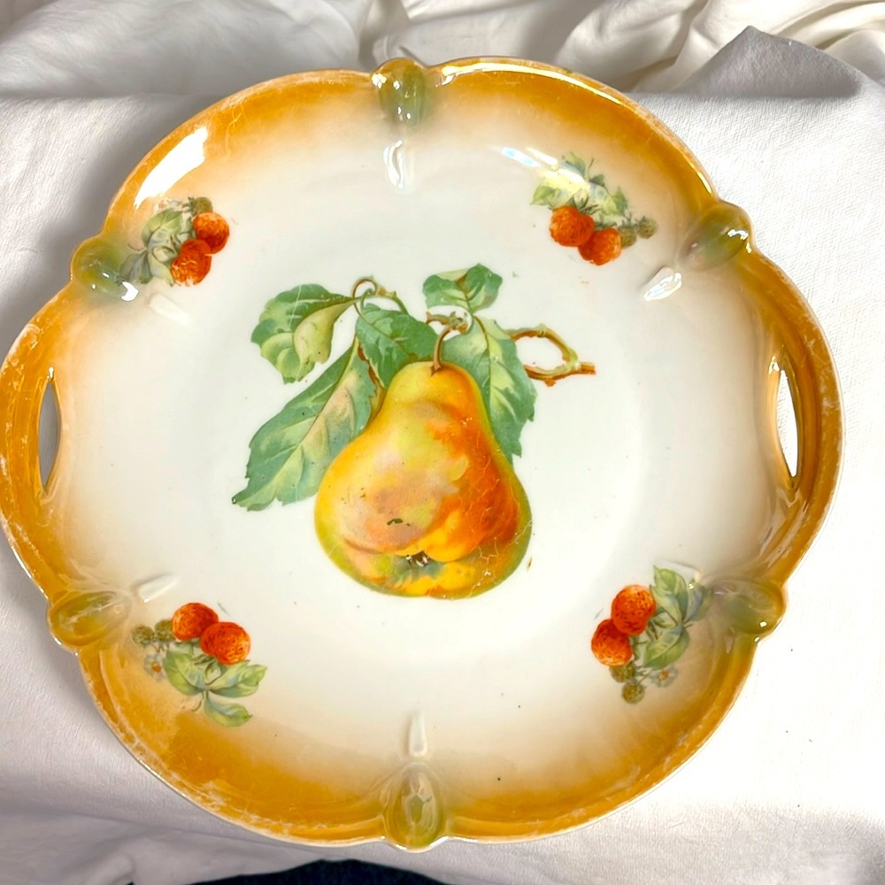 Lusterware plate Made in #Germany #Cottagecore #Victorian